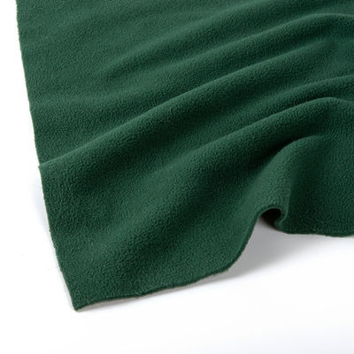 250GSM 평면 염색체 겨울 코트를위한 반 펄링 양면 붓 된 극지 털 천