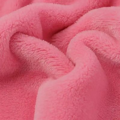 맞춤형 색상 100D 가닥 카운트 코랄 류 천 피자마 300gsm 더블 얼굴