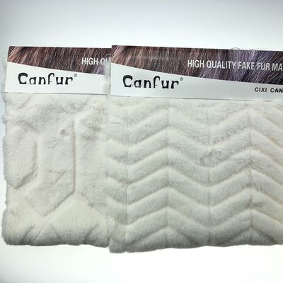 프린트 된 컷 토끼 털 플러시 1000 미터 15-25 일 배달 58/60 " 너비 CANFUR CN