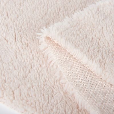 겨울 코트를 위한 폴리에스터 셰르파 부리 직물 재킷 부리 300-500g/m 너비 58/60