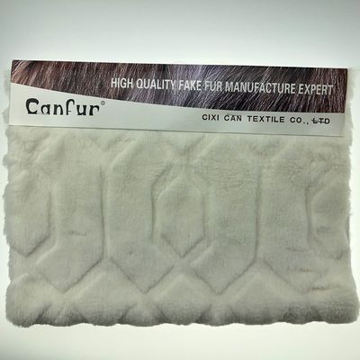 프린트 된 컷 토끼 털 플러시 1000 미터 15-25 일 배달 58/60 " 너비 CANFUR CN