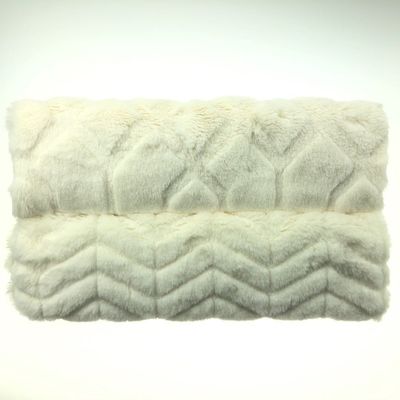 프린트 된 컷 토끼 털 플러시 1000 미터 15-25 일 배달 58/60 " 너비 CANFUR CN