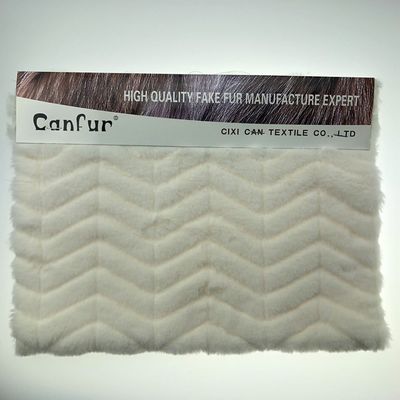 프린트 된 컷 토끼 털 플러시 1000 미터 15-25 일 배달 58/60 " 너비 CANFUR CN