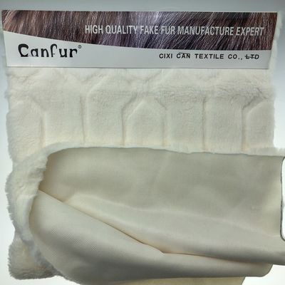 프린트 된 컷 토끼 털 플러시 1000 미터 15-25 일 배달 58/60 " 너비 CANFUR CN