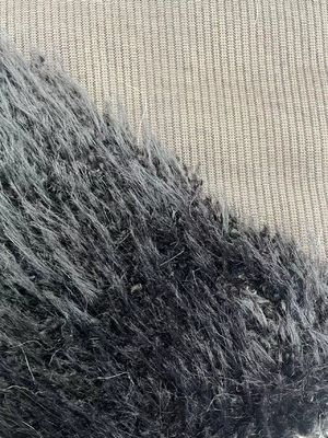 롱파일 가짜 털 천 1200gm 톱 염색 패턴