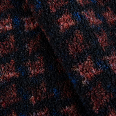맞춤 100% 폴리에스터 테디 천 Jacquard 셰르파 천