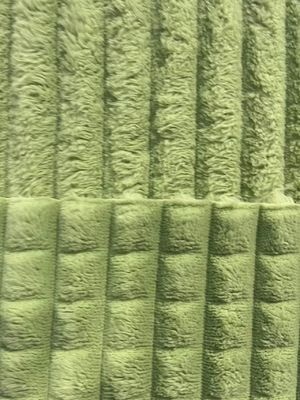 동계 담요를 위한 겹면 플라넬 펄스 플레이드 천 Super Soft 100 폴리에스터
