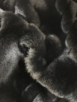 부드러운 손 느낌 1150g / m 무게와 넥타이 뒷 테크닉과 가짜 검은 코트