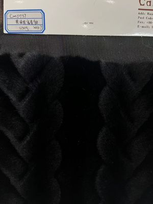 부드러운 손 느낌 1150g / m 무게와 넥타이 뒷 테크닉과 가짜 검은 코트
