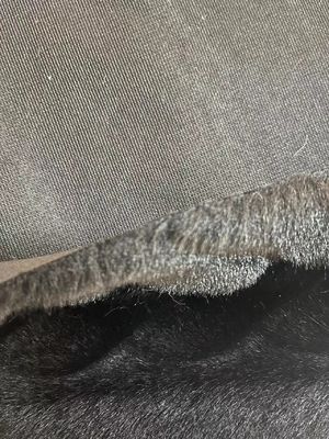 부드러운 손 느낌 1150g / m 무게와 넥타이 뒷 테크닉과 가짜 검은 코트